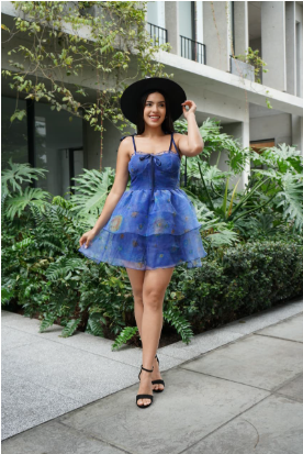 VESTIDO VAN GOGH| Noche Estrellada - TALLA STANDARS