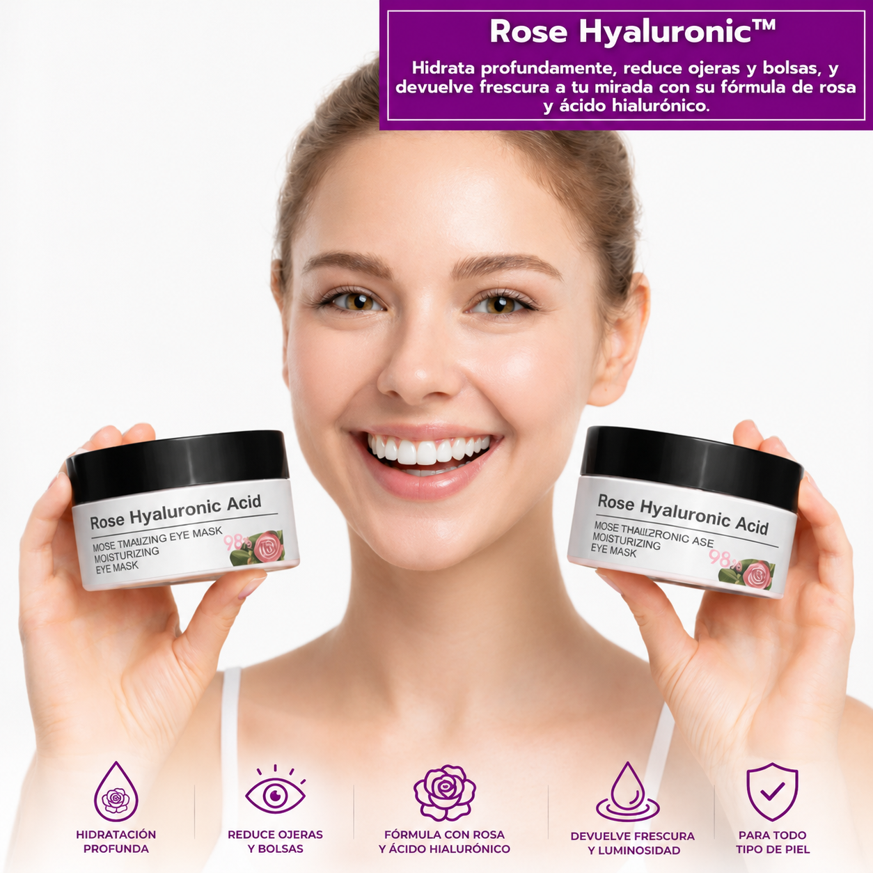 Rose Hyaluronic™: Hidratación y Frescura para Ojos Cansados