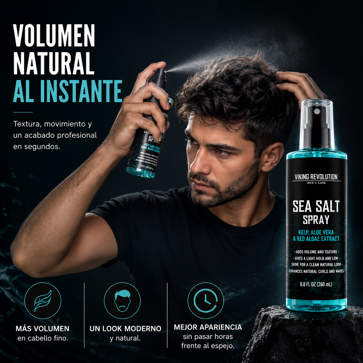 SPRAY DE SAL DE MARINA| VOLUMEN, TEXTURA Y FRAGANCIA