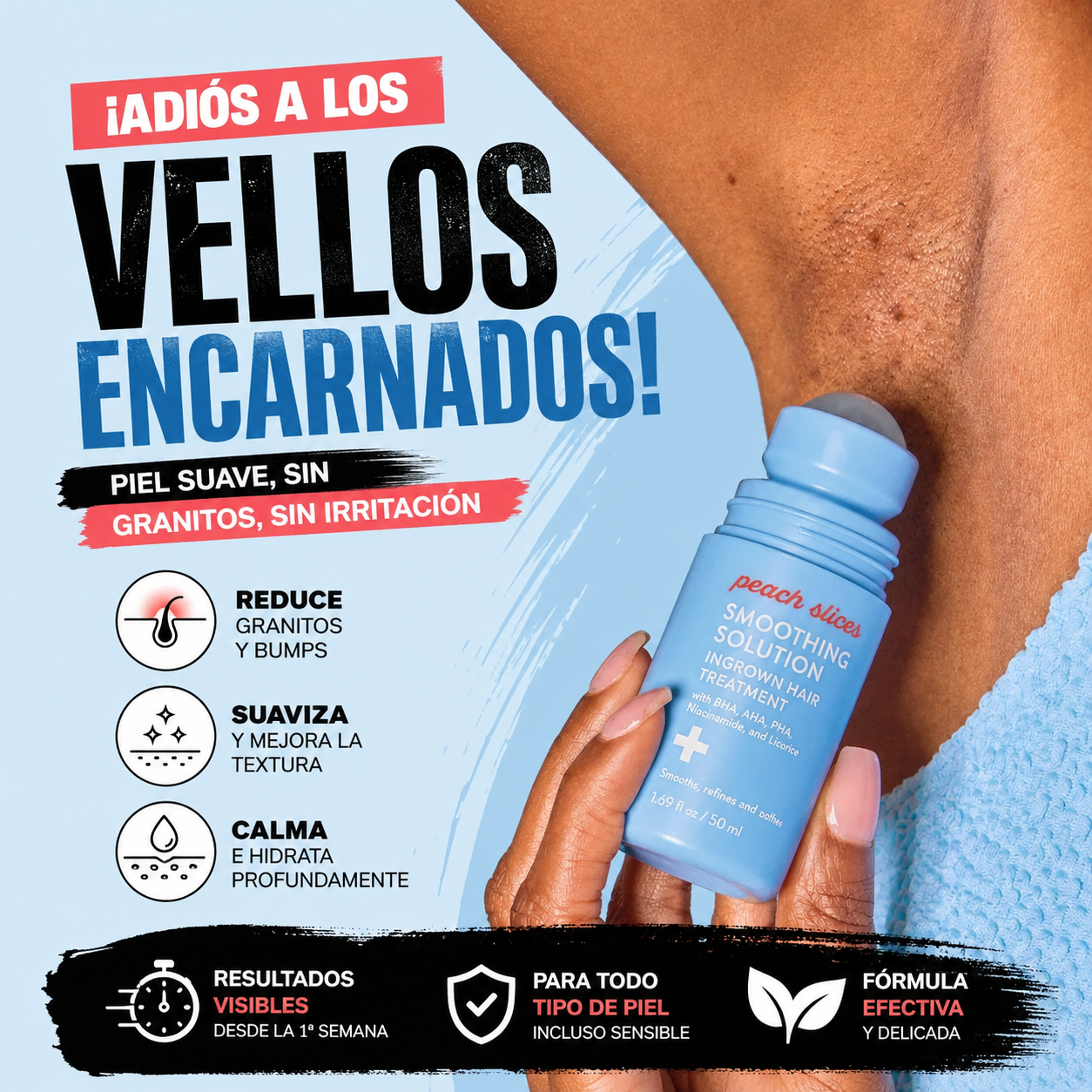DERMA ROLLER| TRATAMIENTO PARA VELLOS ENCARNADOS