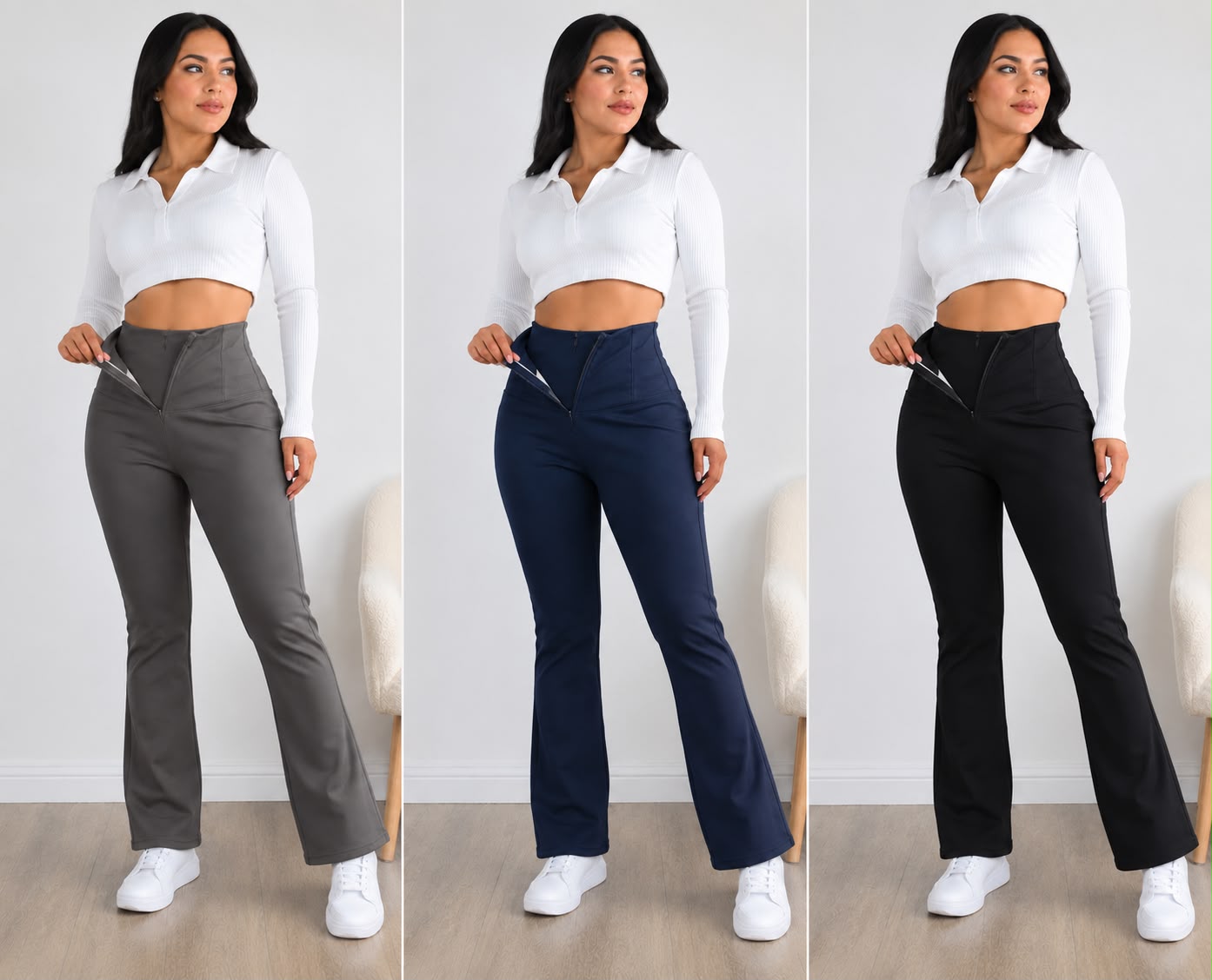LEGGINGS TERMICAS CORTE SIRENA CON FAJA