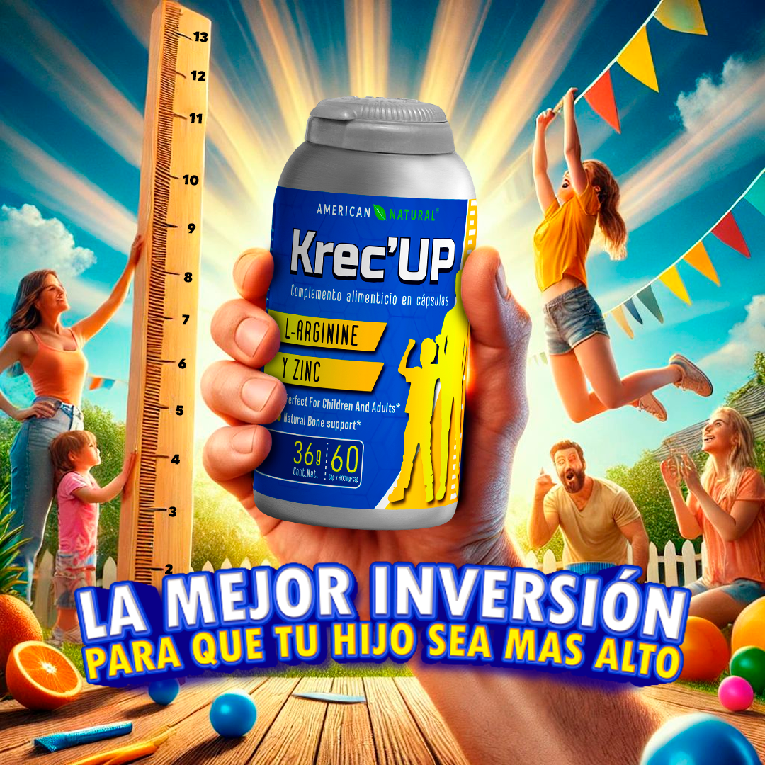 KREC’ UP | Potencia al máximo el crecimiento y desarrollo de tu Hijo