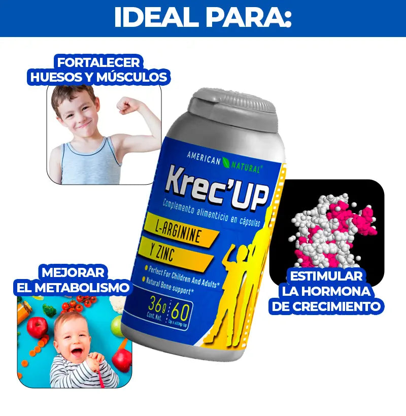 KREC’ UP | Potencia al máximo el crecimiento y desarrollo de tu Hijo