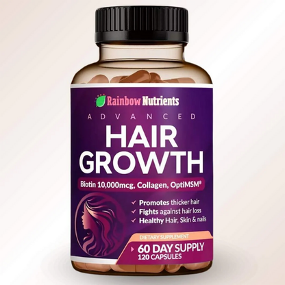 Hair Growth® VITAMINA CON BIOTINA PARA EL CREMIENTO DEL CABELLO