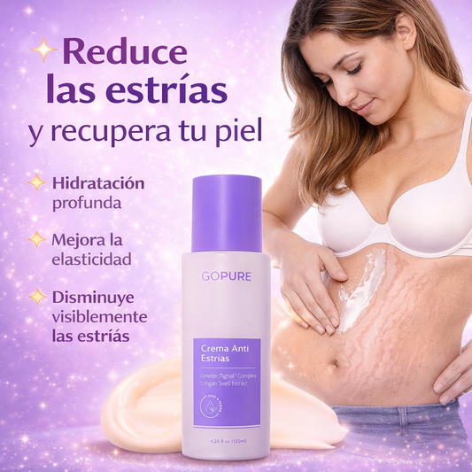 GOPURE BELLY CREAM| TRATAMIENTO PARA REDUCIR ESTRÍAS