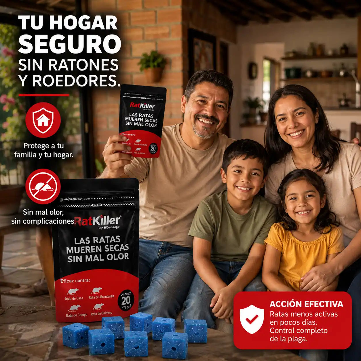 ROT KILLER° RODENTICIDA |CONTROLA LOS ROHEDORES EN EL HOGAR