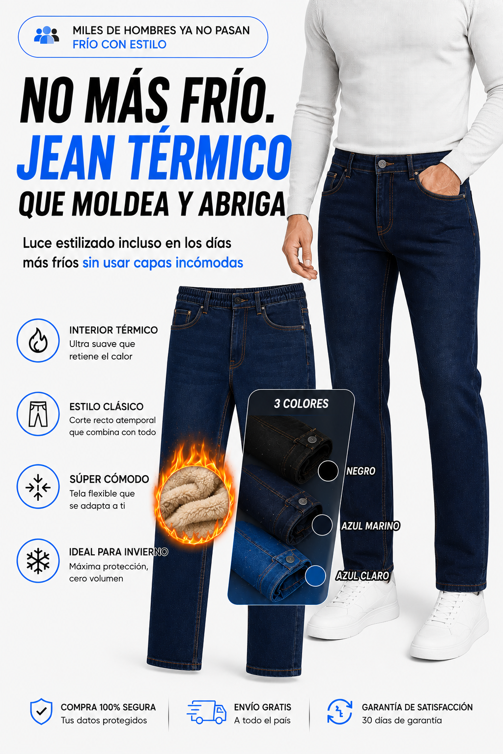 PANTALÓN JEAN TERMICO