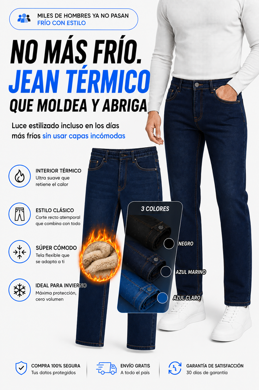 PANTALÓN JEAN TERMICO
