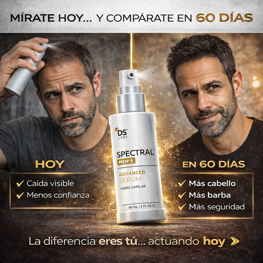 Spectral Men’s | Suero Capilar Avanzado: Frena la Caída y Potencia la Densidad