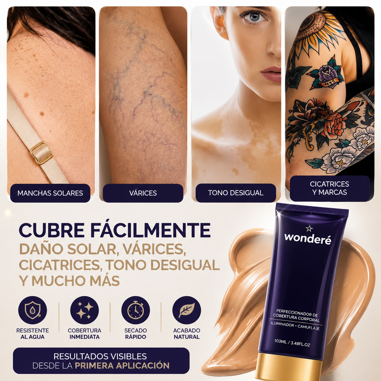 CORRECTOR CORPORAL| PERFECCIONA EL TONO DE TU PIEL