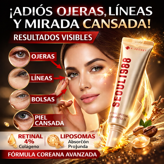 SEOUL 1988 Retinal Liposome 4%| DILE ADIÓS A  LAS OJERAS Y LINEAS DE EXPRESIÓN