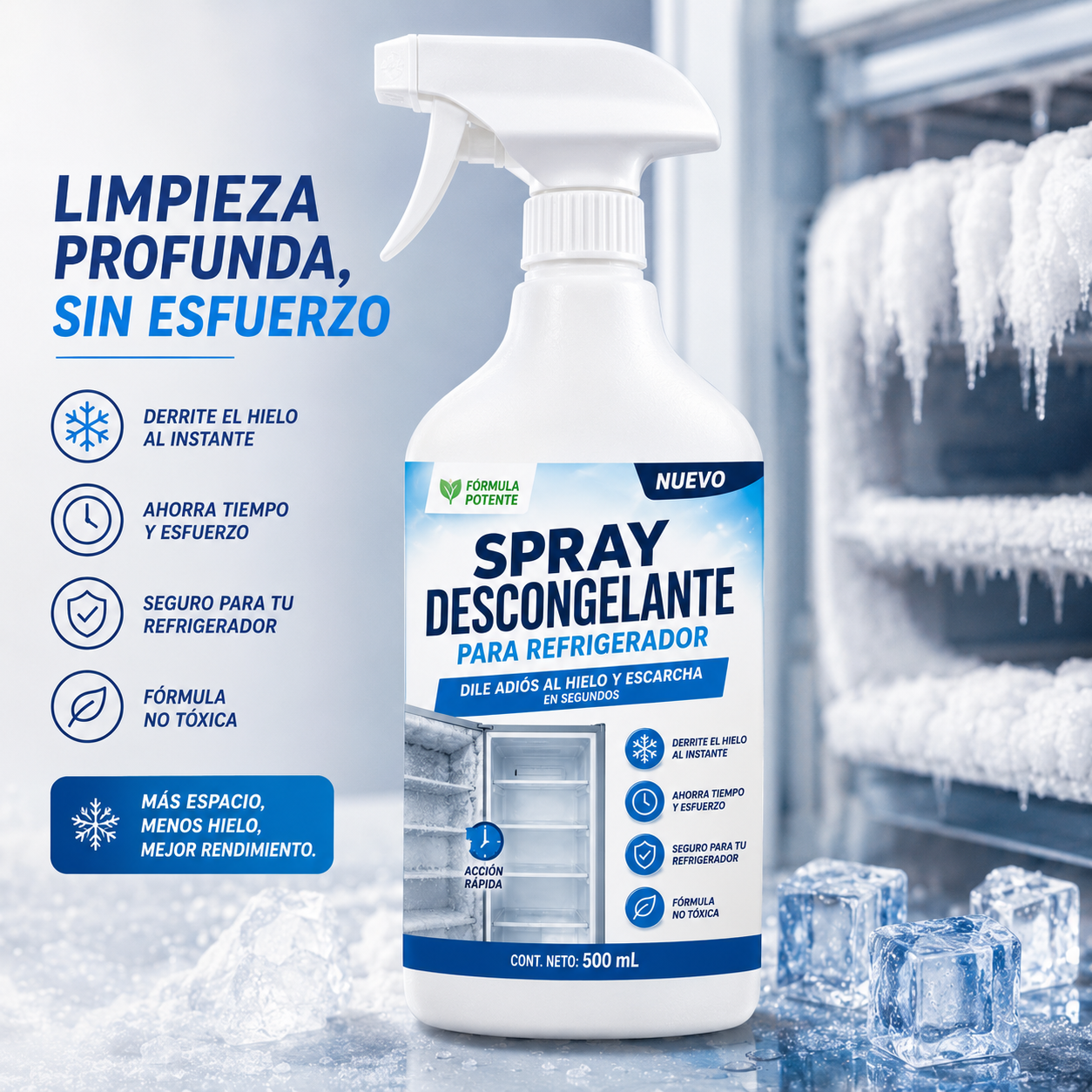 SPRAY DESCONGELANTE PARA REFRIGERADOR