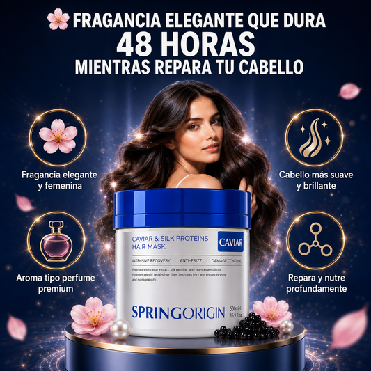 SPRINGORIGIN| MASCARILLA REPARADORA DE CAVIAR CON FRAGANCIA DURADERA