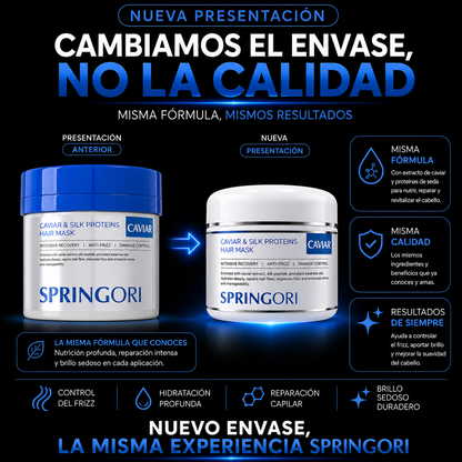 SPRINGORIGIN| MASCARILLA REPARADORA DE CAVIAR CON FRAGANCIA DURADERA