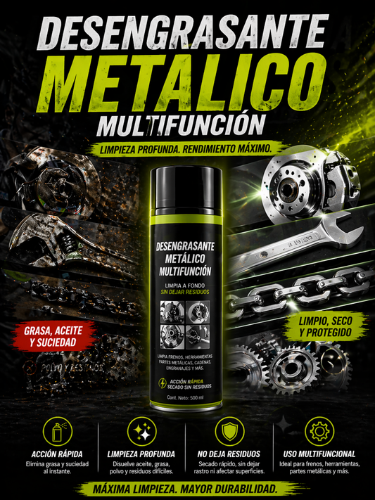 DESENGRASANTE METALICO MULTIFUNCIONAL