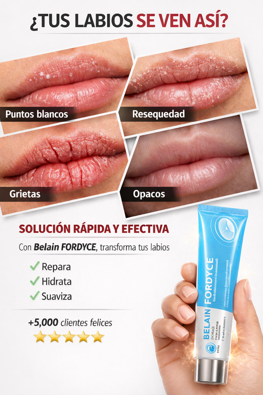 BELANI FORDYCE BÁLSAMO LABIAL| REDUCE LOS PUNTOS BLANCOS, REDUCE LAS MANCHAS E HIDRATA PROFUNDAMENTE