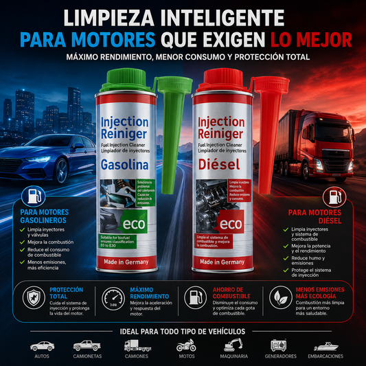ADITIVO LIMPIADOR Y POTENCIADOR DE INYECTORES