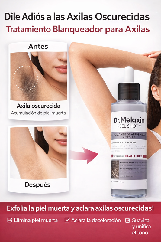 DR. MELAXIN EXFOLIANTE DE ARROZ NEGRO| DESPIGMENTANTE NATURAL