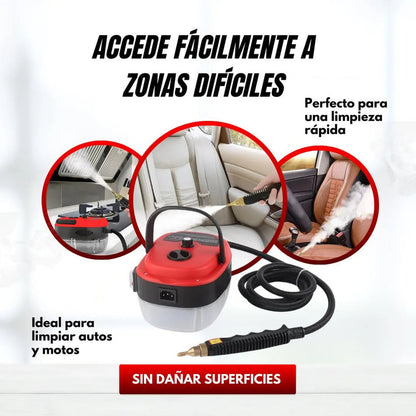 LIMPIADOR MULTIFUNCIONAL A VAPOR 2500 W| GRATIS UN KIT DE REMACHES 100 PIEZAS