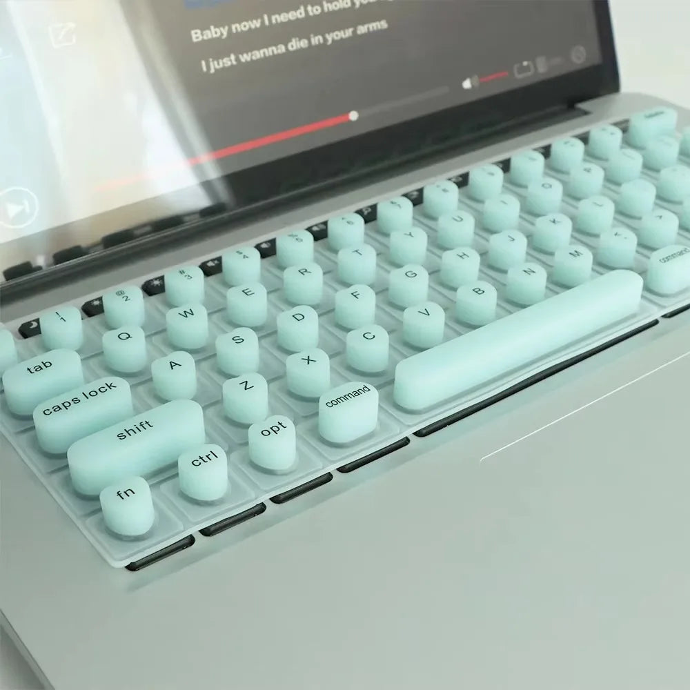 TECLADO DE SILICONA EN 3D PARA LAS UÑAS LARGAS🎀