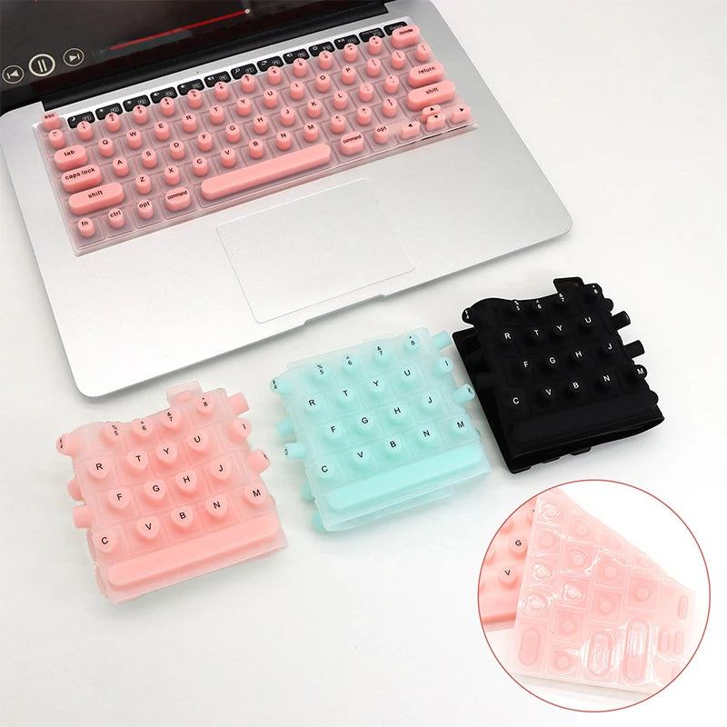 TECLADO DE SILICONA EN 3D PARA LAS UÑAS LARGAS🎀