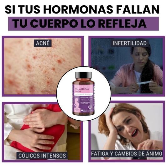 MYO AND D-CHIRO INOSITOL CON ASHWANDHA Y VITAMINA D- Regula tus Hormonas desde Adentro