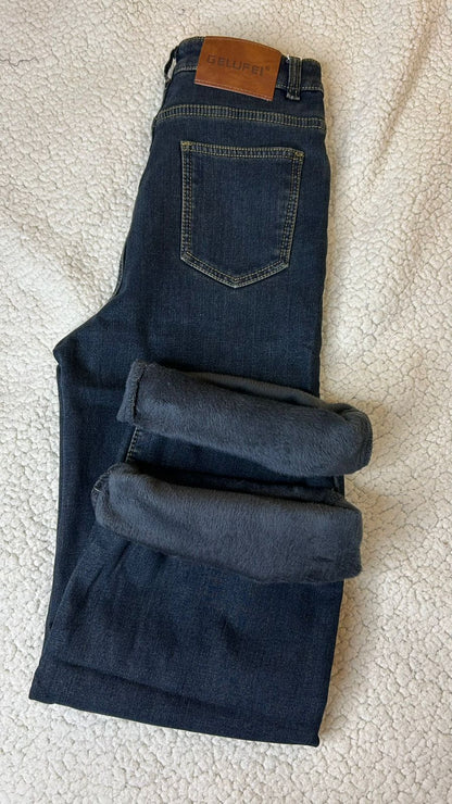 PANTALON JEANS MODELO PALAZO TERMICOS PARA MUJER