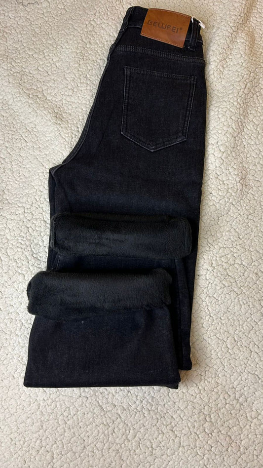 PANTALON JEANS MODELO PALAZO TERMICOS PARA MUJER
